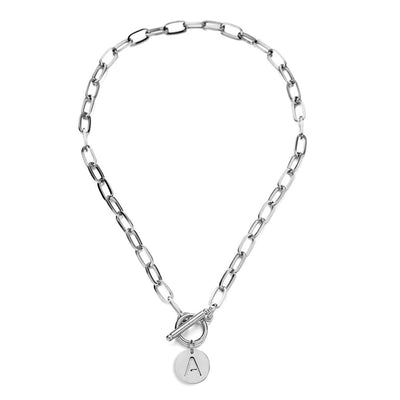 Collar Colgante de Letra Mayúscula para Mujer - Cadena Clavícula - Image 8