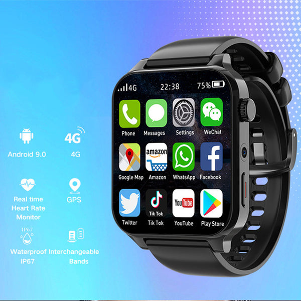Smartwatch Android con Pantalla HD Grande para Juegos y Música
