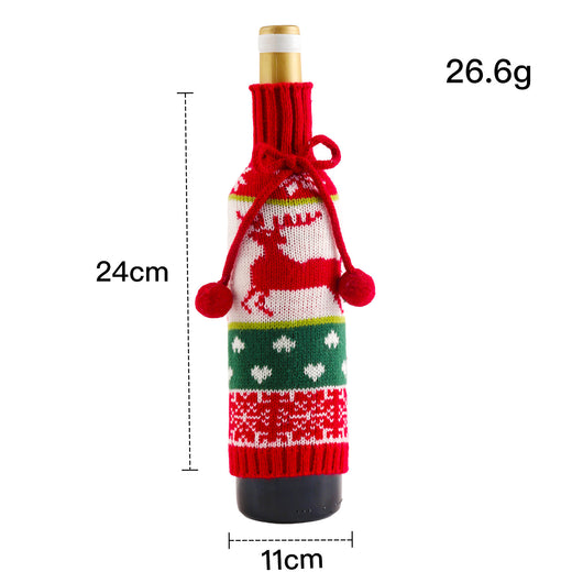 Conjunto Decorativo Navideño Tejido con Muñeco de Nieve y Reno - Image 9