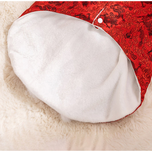 Abrigo Chino Acolchado para Perros Grandes - Estilo Tang con Pelaje de Conejo - Image 6