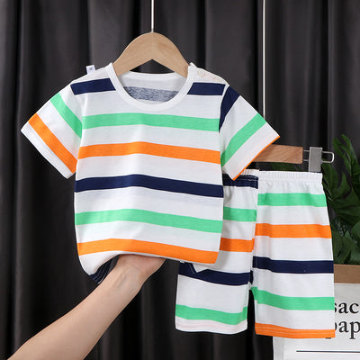 Conjunto de Dos Piezas en Algodón con Mangas Cortas para Niños y Niñas - Image 24