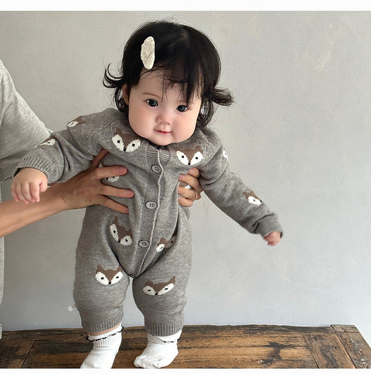 Mameluco Tejido para Bebé con Diseño de Animales en Lana - Image 16