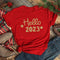 Camiseta Estampada para Fiestas Anuales - Unisex