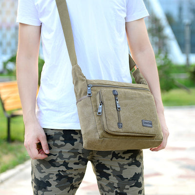 Bolsa Mensajera Retro Hombre con Diseño de Capas - Image 32