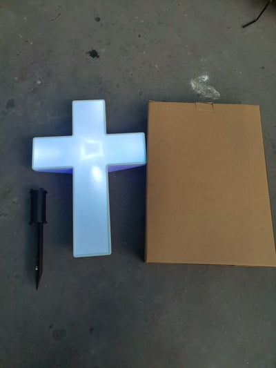 Cruz Luminosa Solar para Nichos - Luz Eterna para Tus Seres Queridos - Image 7