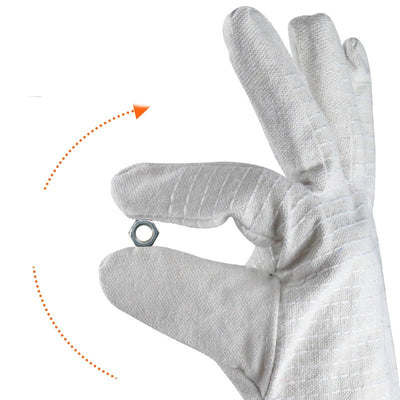 Guantes de Lona Reforzados con Protección Extendida - Image 2