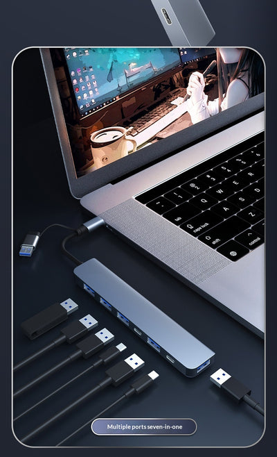 Estación de Acoplamiento Dual de 8 Funciones para Laptop - Image 16