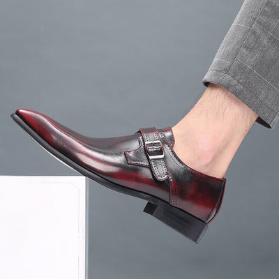 Zapatos de Cuero Ingleses Puntiagudos para Hombre - Image 6