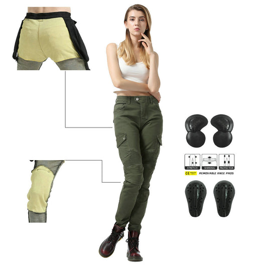 Pantalones Moto para Mujer Resistentes a Caídas