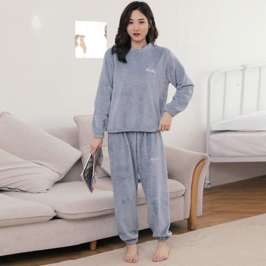 Pijama Cálido de Franela Japonesa para Otoño e Invierno - Image 10