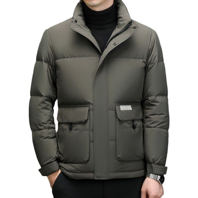 Chaqueta de Plumas con Cuello Alto para Hombre - Abrigo Invernal Premium - Image 2