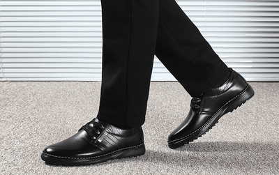 Zapatos de Negocios Casuales para Hombre - Estilo Clásico Británico - Image 16