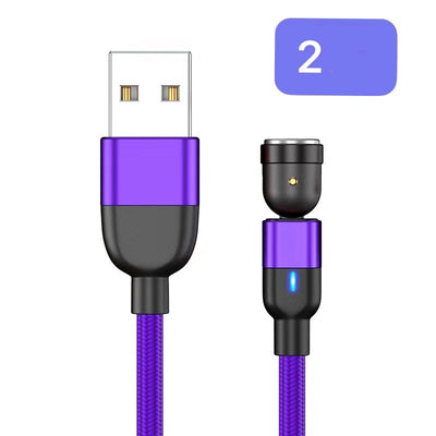 Cable de Carga Magnético 3 en 1 con Rotación 540° - Image 34