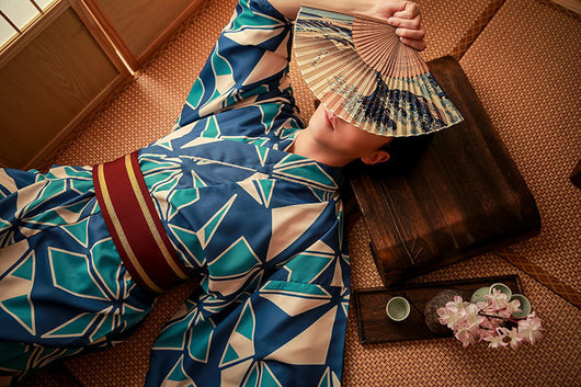 Traje Kimono Formal Japonés Antirruga sin Planchado - Image 6