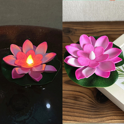 Lámpara Nocturna LED Flotante con Loto Acuático e Inducción por Movimiento - Image 5