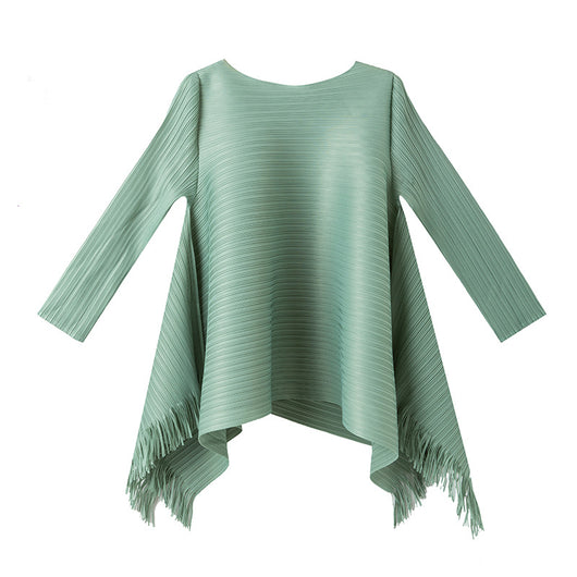 Blusa Plisada Suelta Efecto Adelgazante - Image 5
