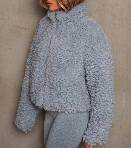 Cardigan de Cachemira y Lana de Cordero para Mujer - Abrigo Corto de Lujo - Image 4
