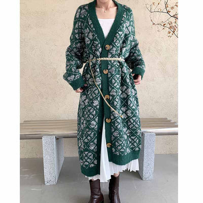 Cardigan Tejido Suelto Estilo Relajado para Otoño - Image 13