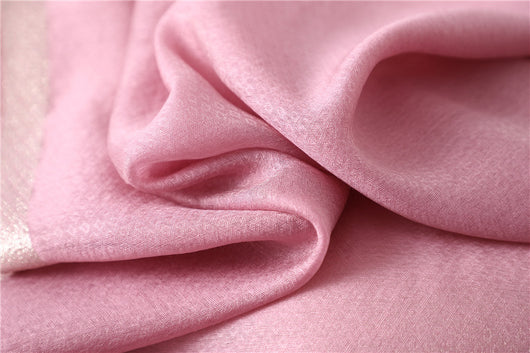 Bufanda de Seda y Lana Colores Sólidos Versátil para Mujer - Image 31