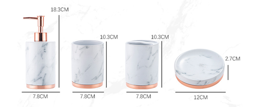Vaso de Enjuague Bucal Cerámico de Hotel Premium - Image 4