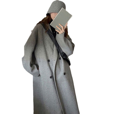 Abrigo de Lana Elegante Largo hasta la Rodilla para Mujer - Image 17