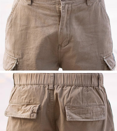 Shorts de Trabajo Talla Grande Sueltos Color Liso - Image 15