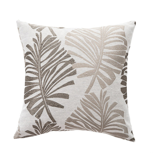 Funda de Cojín Decorativo Algodón y Lino con Diseño de Hojas para Sofá y Respaldo - Image 10