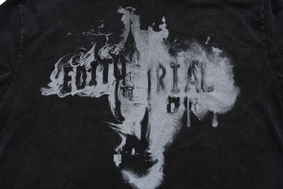 Playera de Manga Corta Estilo Americano Desgastado - Image 11