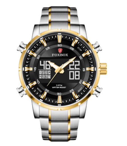 Reloj Deportivo Dual Display Multifuncional Resistente al Agua para Hombre - Image 8