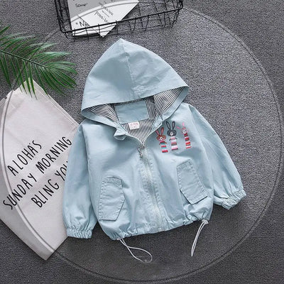 Chaqueta Infantil Niña 3-9 años Impresión Conejo Primavera Otoño - Image 6