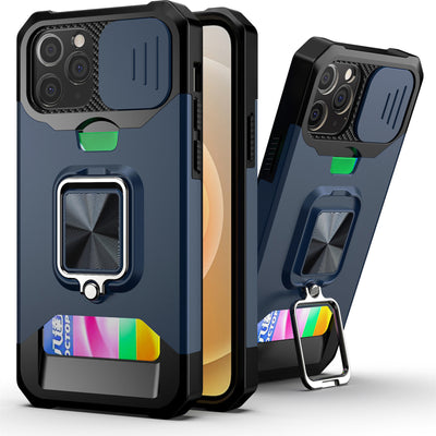 Funda Protectora con Soporte Magnético y Anillo para Tarjeta - Image 11