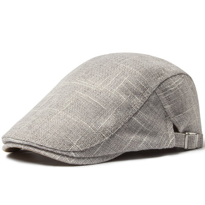 Boina Retro Casual de Algodón y Lino Transpirable para Hombre - Image 10