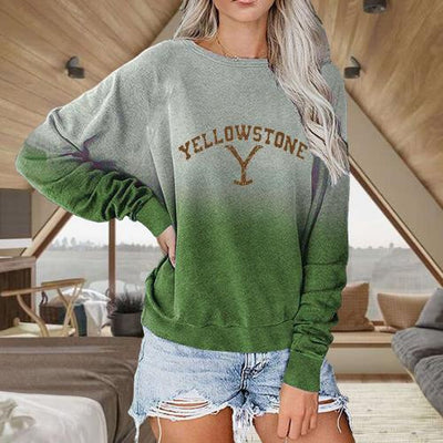 Suéter Casual de Cuello Redondo con Estampado 3D para Mujer - Image 2