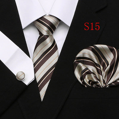 Traje Tres Piezas para Hombre Serie Flor de Anacardo con Corbata - Image 15