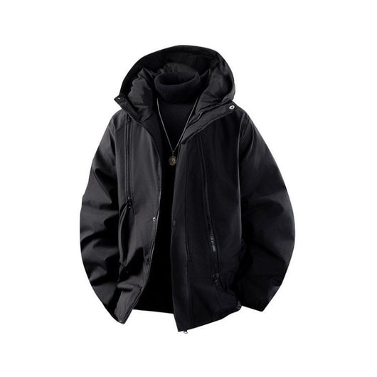 Abrigo de Algodón Grueso para Hombre Resistente al Viento - Image 10