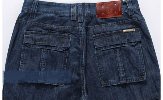 Pantalones de Trabajo Hombre Corte Recto Bolsillos Múltiples - Image 4