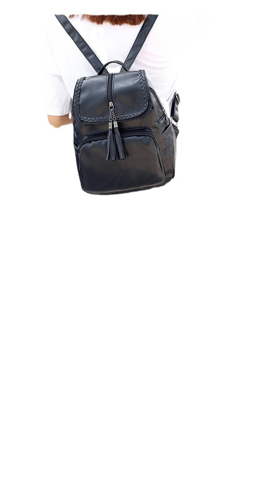 Mochila de Cuero PU con Flecos para Mujer - Estilo Casual y Funcional - Image 11