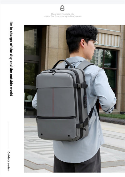 Mochila Ejecutiva de Compresión Inteligente Premium - Image 22