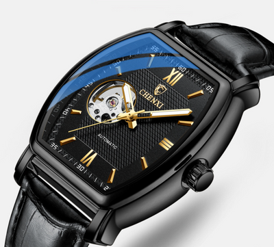 Reloj Mecánico Automático Cuadrado Hueco para Hombre - Image 10