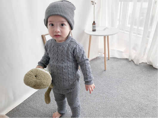 Suéter Casual Infantil para Otoño e Invierno - Image 9