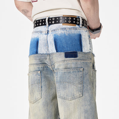 Pantalones Denim Rectos Oversize para Hombre - Image 4