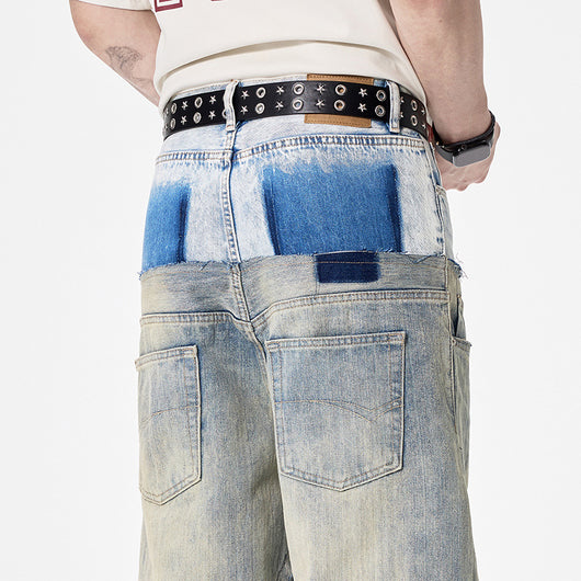 Pantalones Denim Rectos Oversize para Hombre - Image 4