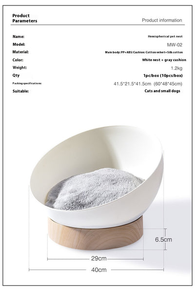 Cama Gato Abierta con Base Diseño Madera Plástica - Image 11