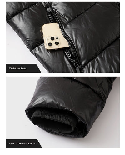 Abrigo de Invierno Acolchado e Impermeable para Hombre - Image 14