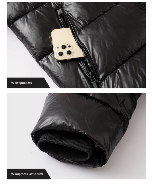 Abrigo de Invierno Acolchado e Impermeable para Hombre - Image 14