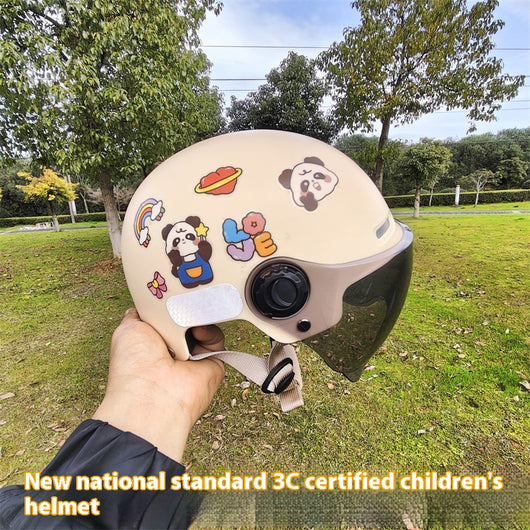 Casco Moto Eléctrica con Protección Solar para Niños y Niñas - Image 29