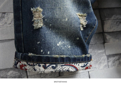 Shorts de Mezclilla Perforada para Verano - Image 18