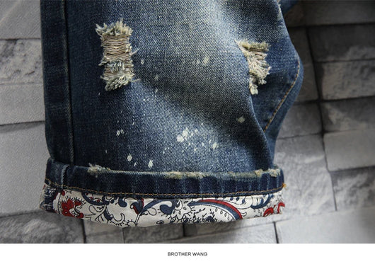 Shorts de Mezclilla Perforada para Verano - Image 18