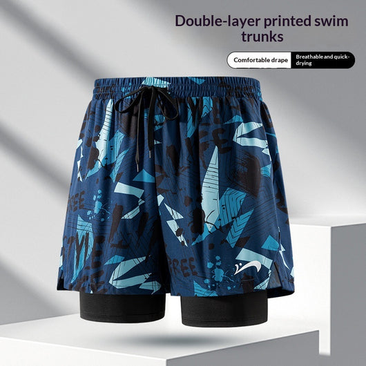 Shorts de Baño Holgados Secado Rápido para Hombre - Image 8