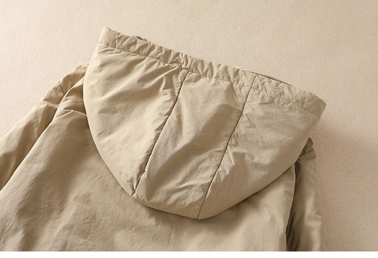 Abrigo Acolchado Elegante Oversize con Capucha para Tallas Grandes - Image 13